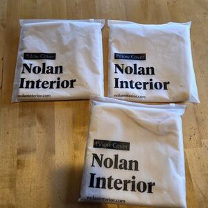 3 Magic Sofas Pillow Covers Chenille Beige